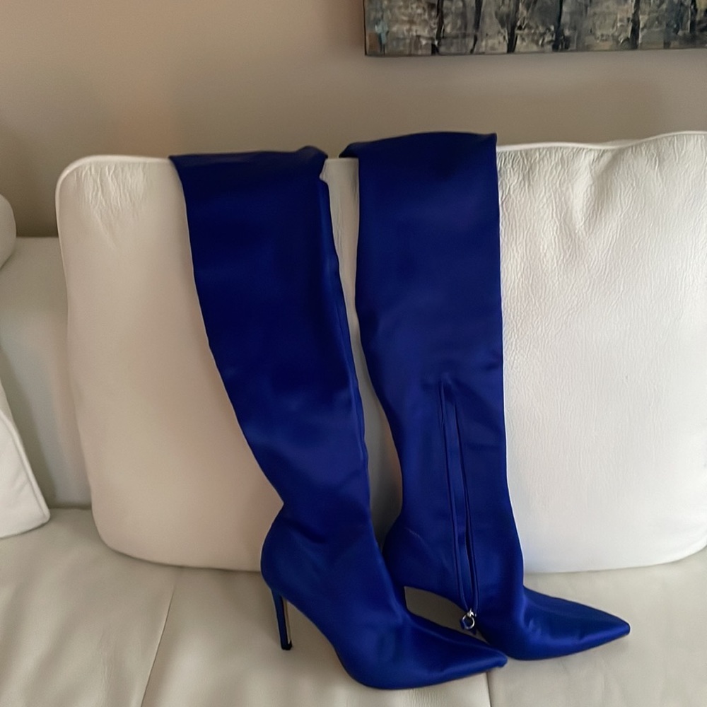 Zara thigh high boots